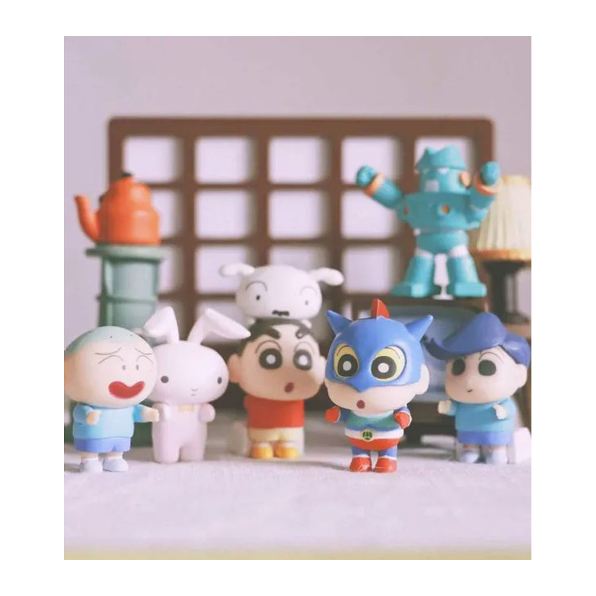 Xiaoxin Roboter-Mönch Kamen Blind Box Mini-Actionfigur als niedliche Cartoon-Puppe aus Kunststoff in Mehrfarbig für deine Desktop-Dekoration - Bild 1
