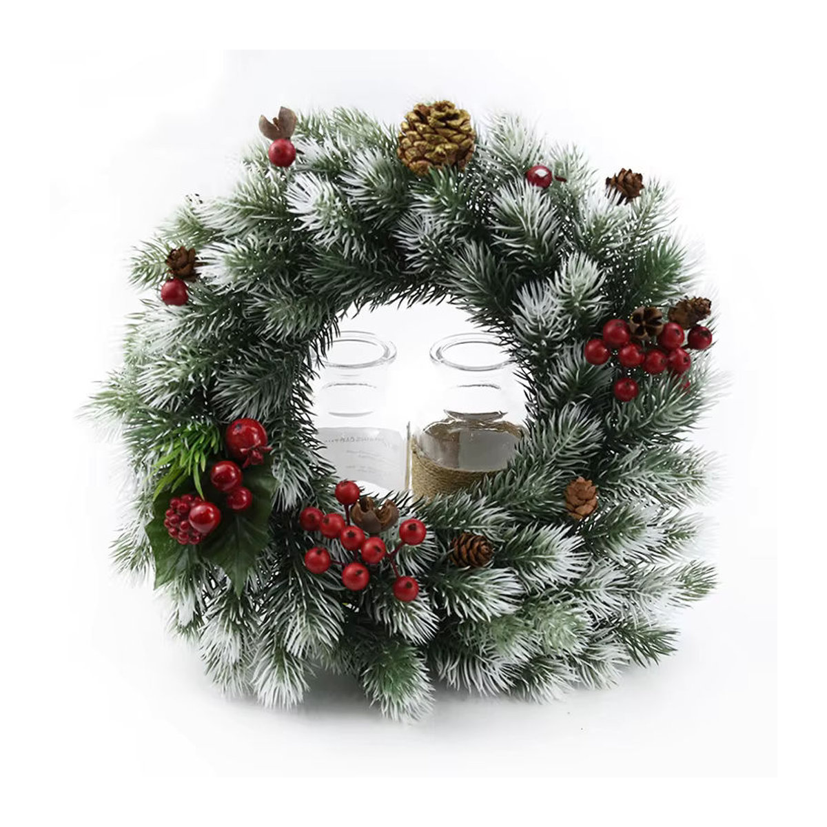 XIAOYINMO Künstliche Kiefernnadeln aus Kunststoff in Grün für Weihnachtsdekoration und DIY-Bastelarbeiten - Bild 1