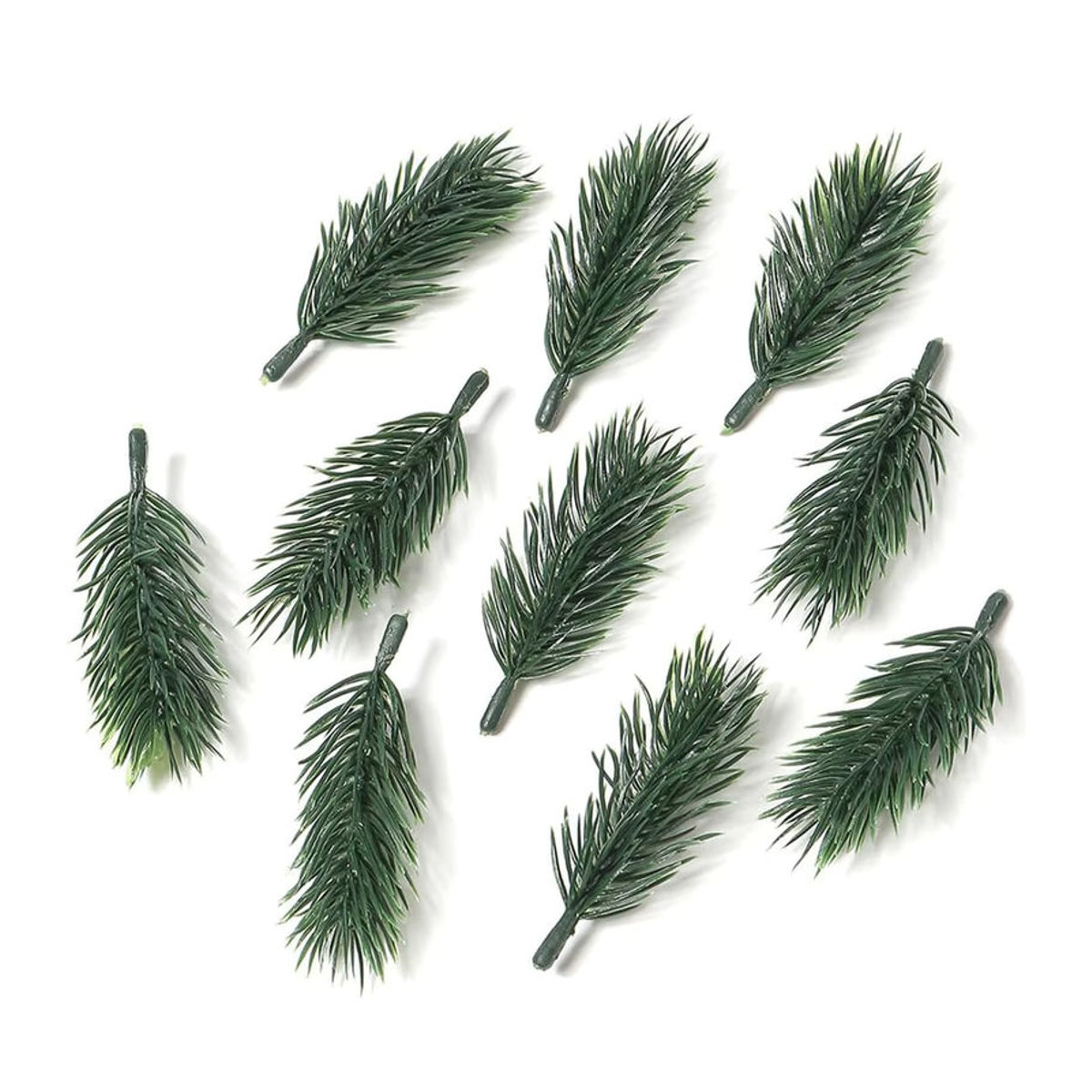 XIAOYINMO Künstliche Kiefernnadeln aus Kunststoff in Grün für Weihnachtsdekoration und DIY-Geschenke-Füllmaterial - Bild 3