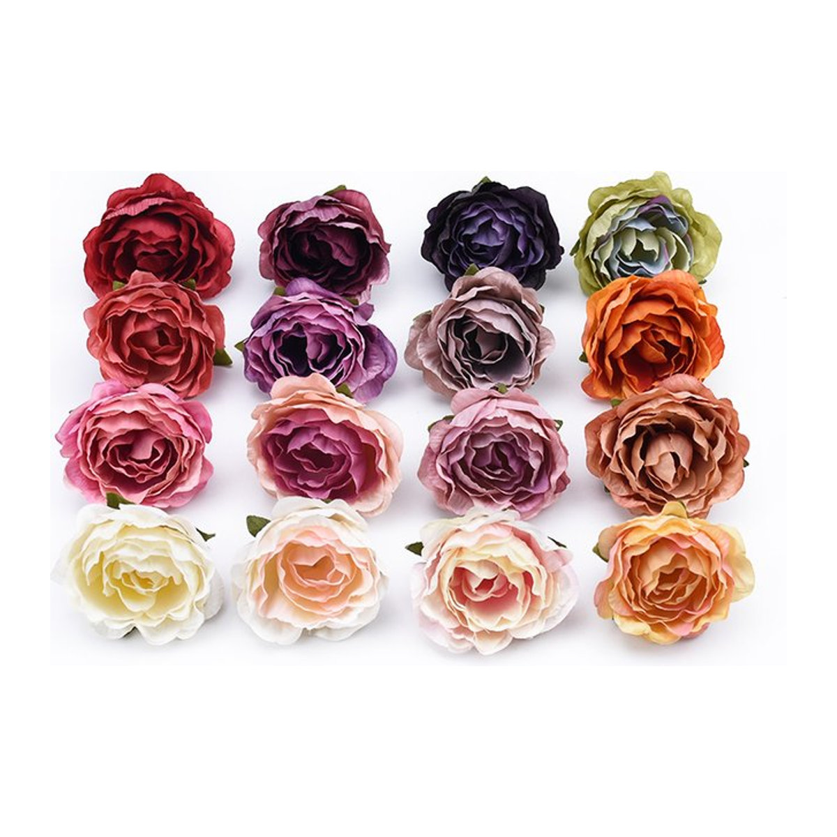 XIAOYINMO Künstliche Rose aus Textil in Mehrfarbig für Hochzeit und Dekoration - Bild 1