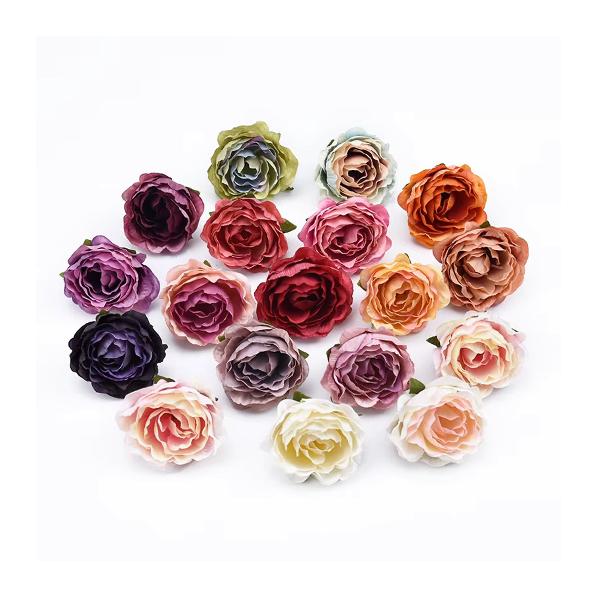 XIAOYINMO Künstliche Rose aus Textil in Mehrfarbig für Hochzeit und Dekoration - Bild 2