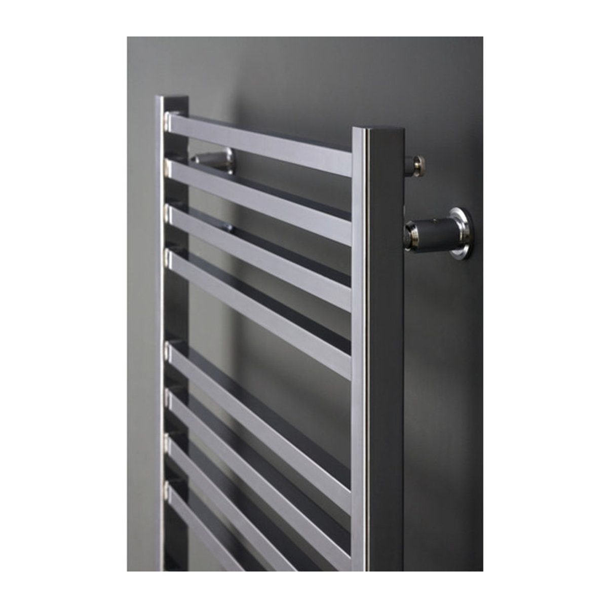 Ximax Designheizkörper C4 aus Stahl in Chrom Silber, B: 50 cm, H: 126 cm, T: 4 cm - Bild 3