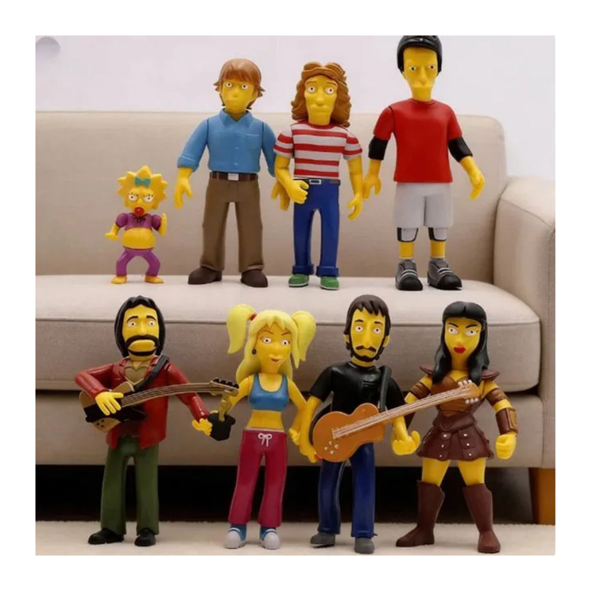 Xin Pusen Family Anime-Actionfiguren Set aus Kunststoff, mehrfarbige Vintage Ornamente für deine Dekoration - Bild 1