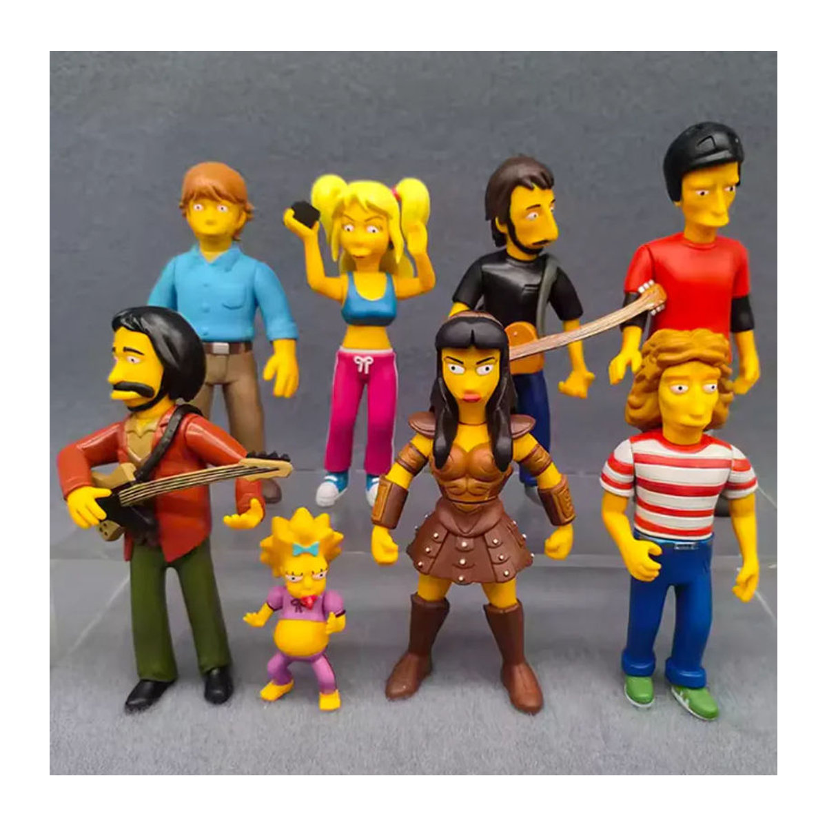 Xin Pusen Family Anime-Actionfiguren Set aus Kunststoff, mehrfarbige Vintage Ornamente für deine Dekoration - Bild 2