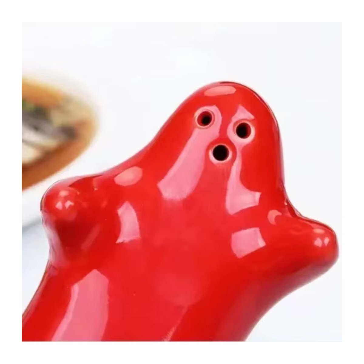 XINCHEN Keramik Gewürzstreuer Set Geist Design Mini Pfeffer Salz Topf mehrfarbig - Bild 4
