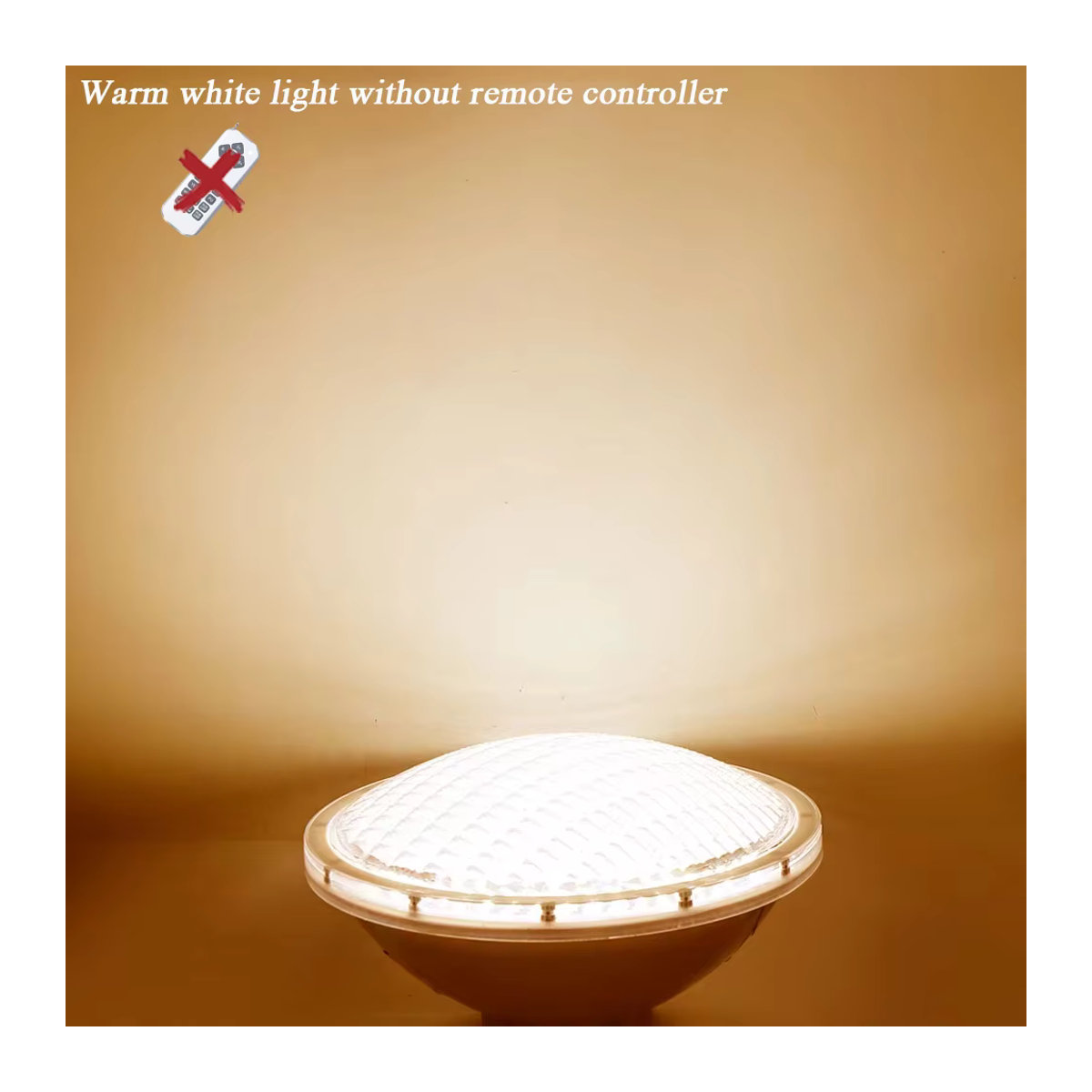Xingruyu RGB LED Schwimmbadleuchte IP68 Wandleuchte aus Kunststoff in Bunt - Bild 2