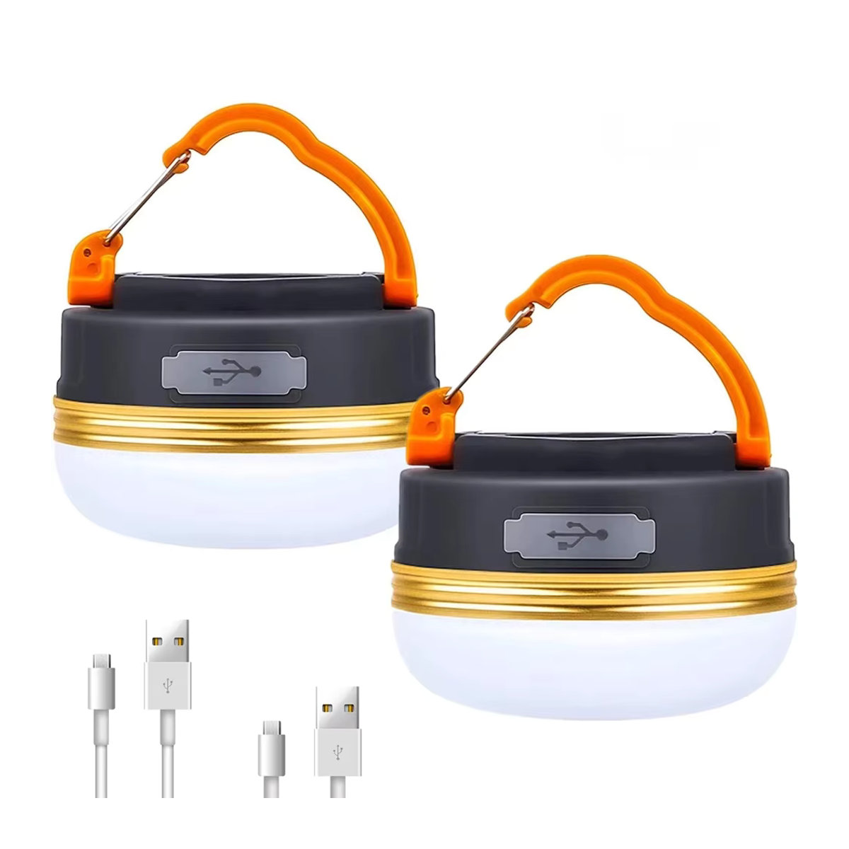 XIWANGFIRE 10W High Power Camping Laterne, USB aufladbare tragbare LED Lampe mit 1200mAh Akku für Outdoor und Wandern - Bild 6
