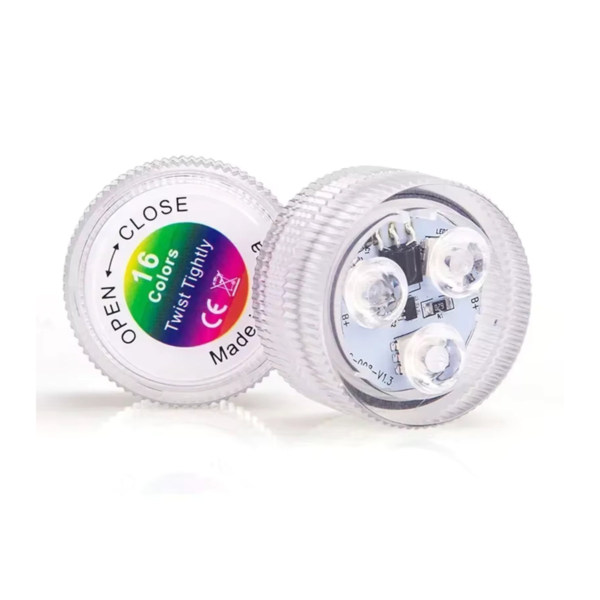 XIWANGFIRE CoSubmersible RGB LED Unterwasserlicht mit Fernbedienung, 3er Set, Bunt - Bild 3