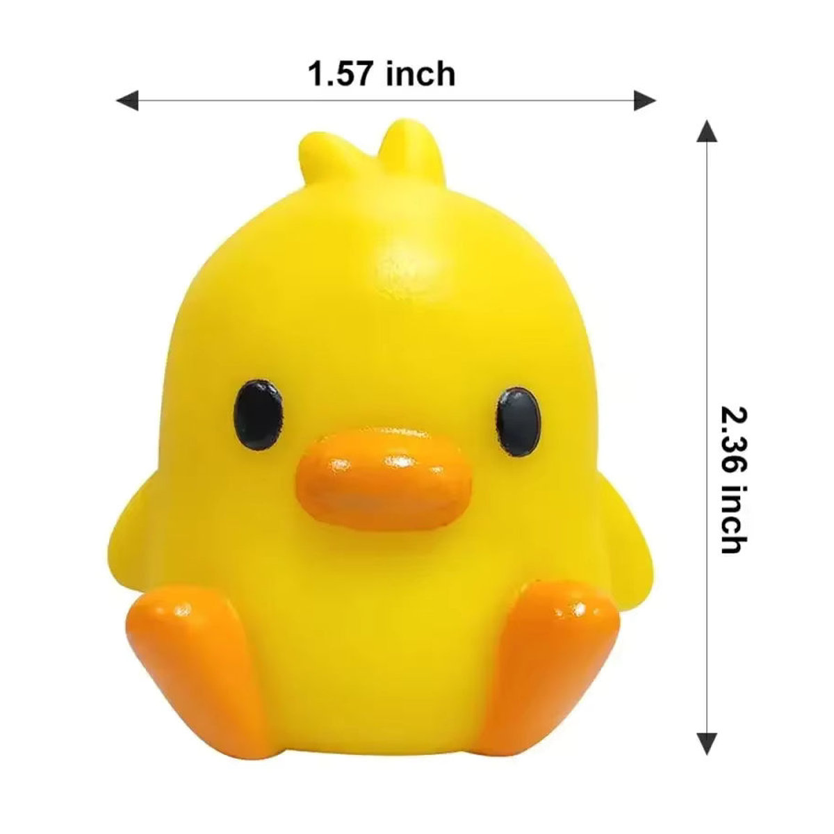 XIWANGFIRE Enten-Nachtlampe aus Kunststoff in Gelb als dekorative Tischleuchte für das Schlafzimmer - Bild 6