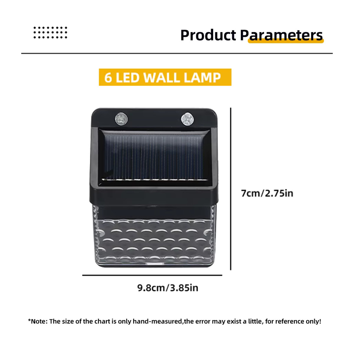XIWANGFIRE LED Solar Wandleuchte mit PIR Bewegungssensor, wasserdichte Solar Lampe für Garten und Außenbereich, Schwarz - Bild 6