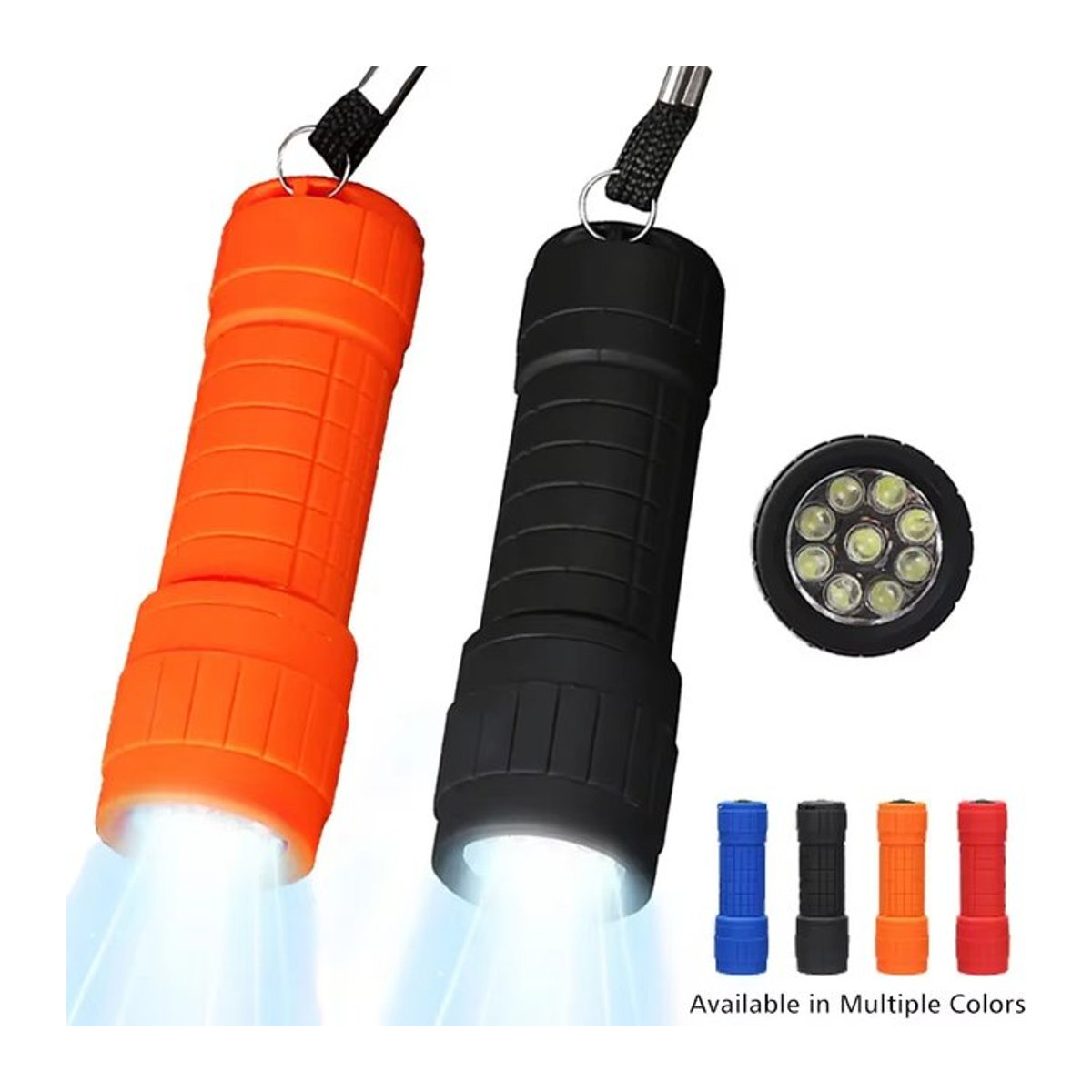 XIWANGFIRE Mini-LED-Taschenlampen-Set, tragbare wasserdichte Outdoor-Taschenlampe und Camping-Laterne mit AAA Carbon Zink Batterien - Bild 1