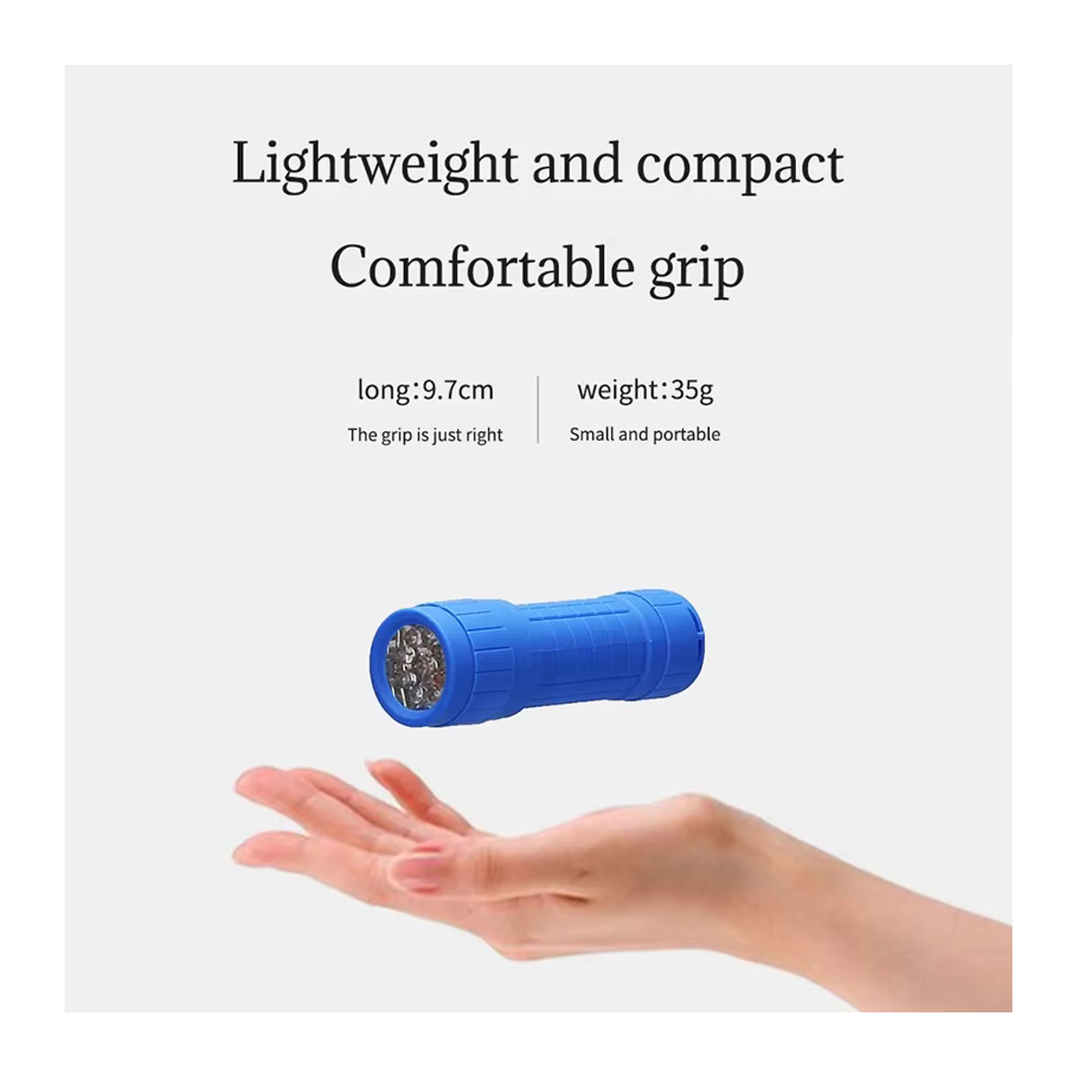 XIWANGFIRE Mini-LED-Taschenlampen-Set, tragbare wasserdichte Outdoor-Taschenlampe und Camping-Laterne mit AAA Carbon Zink Batterien - Bild 5