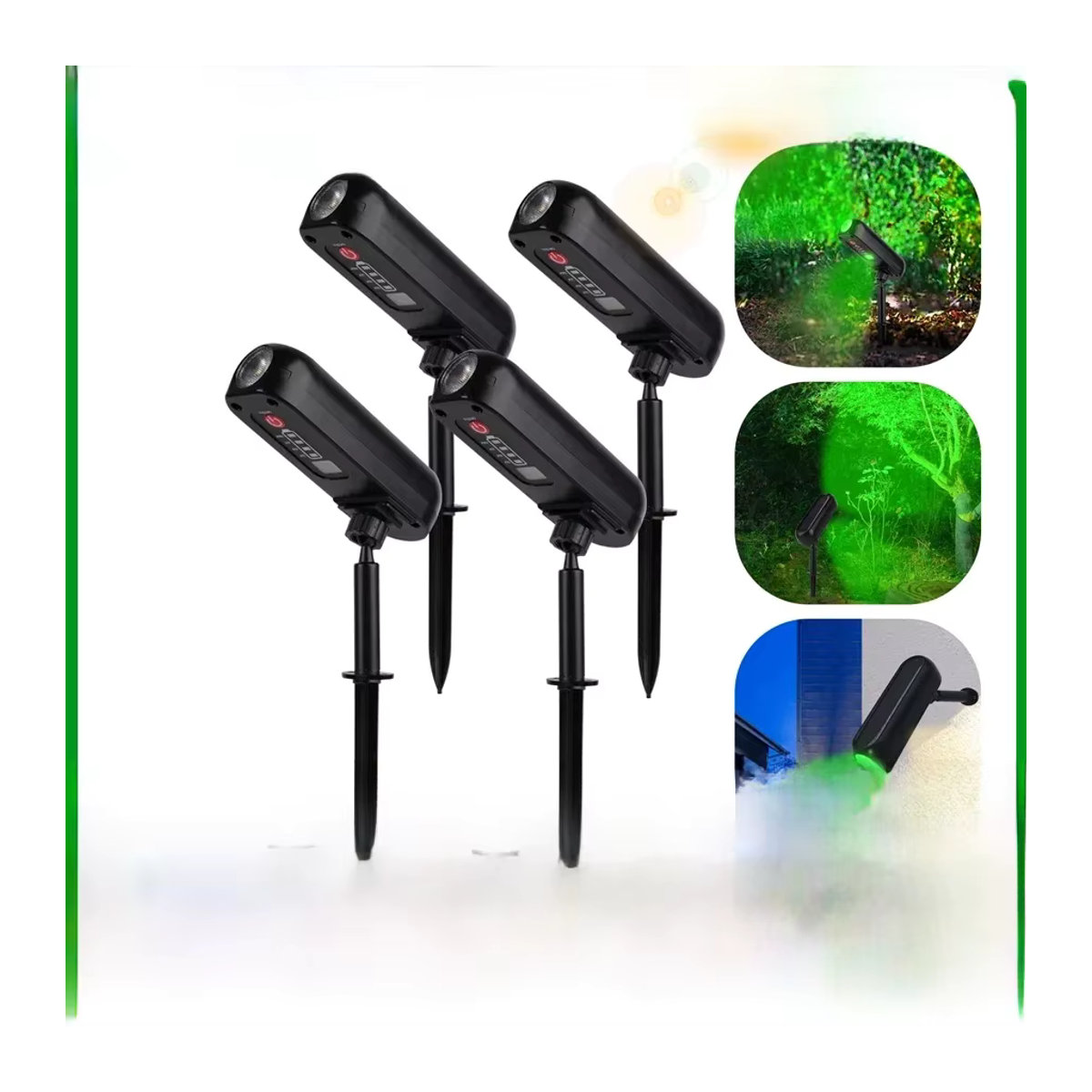 XIWANGFIRE Solar Wegeleuchte Schwarz Minimalistisch Wasserdicht für Garten und Außenbereich - Bild 7