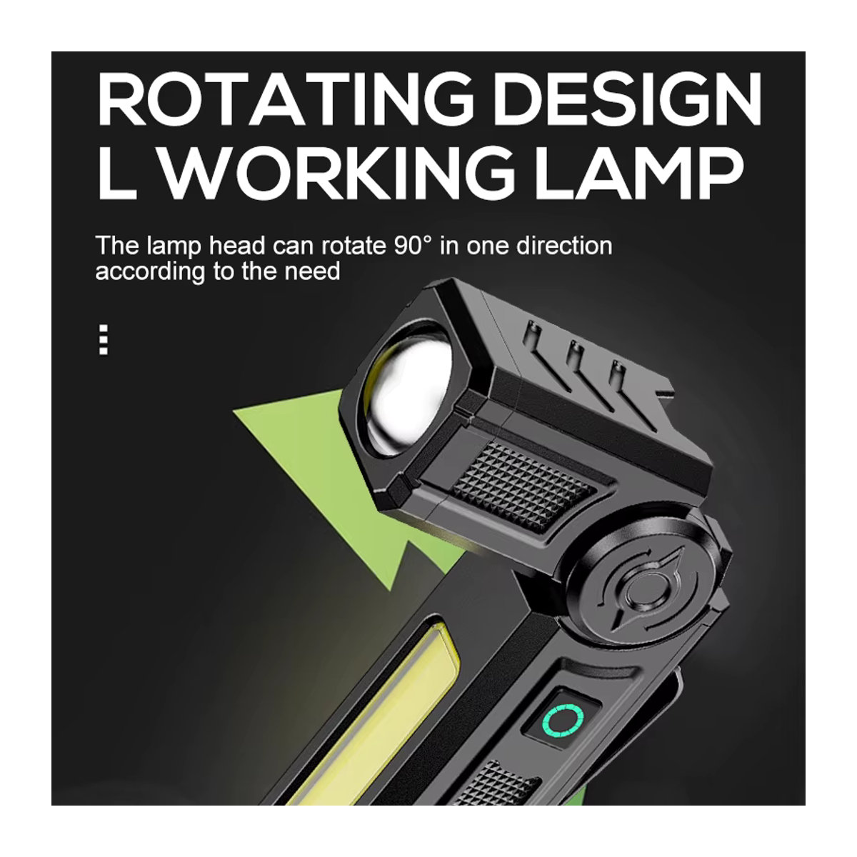 XIWANGFIRE Tragbare High Power LED Taschenlampe mit USB-Ladefunktion, Magnet und 5 Modi für Camping, Auto und Reparaturarbeiten - Bild 2