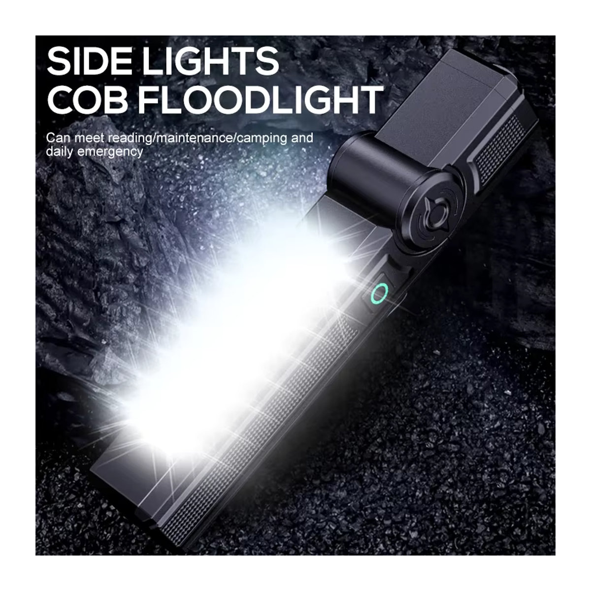 XIWANGFIRE Tragbare High Power LED Taschenlampe mit USB-Ladefunktion, Magnet und 5 Modi für Camping, Auto und Reparaturarbeiten - Bild 5