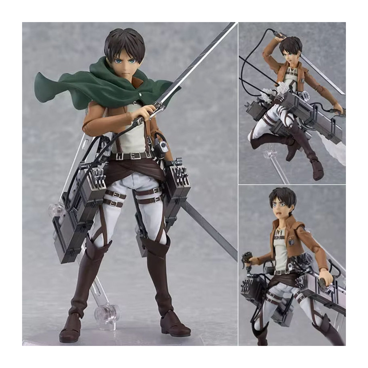 XIWANXILE Anime Figur Shingeki no Kyojin Eren Yeager Levi Mikasa Modell Puppe mehrfarbig - Bild 3
