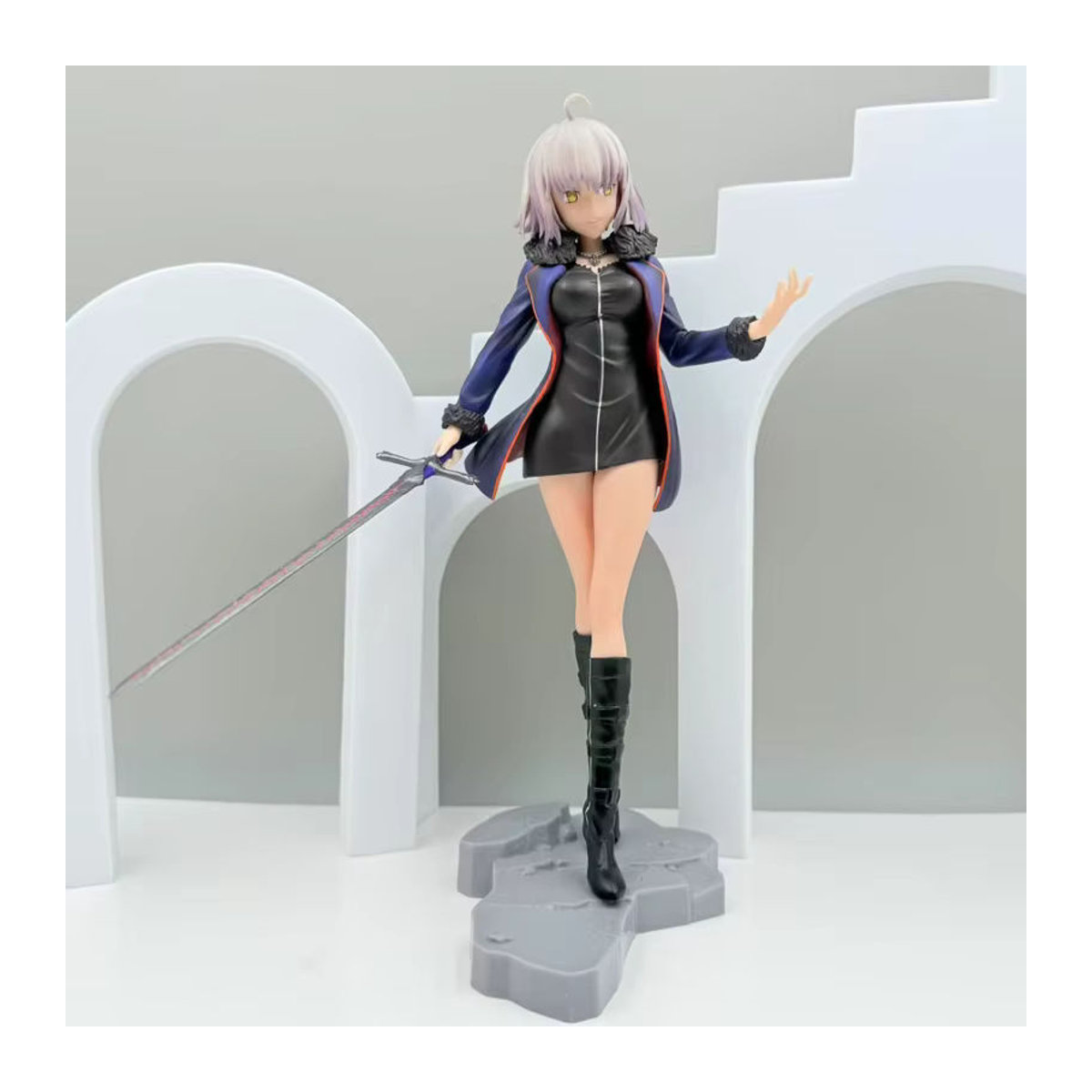 XIWANXILE Fate/Grand Order Jeanne d'Arc Anime Figur Saber Alter, mehrfarbig, Höhe: 25 cm - Bild 2