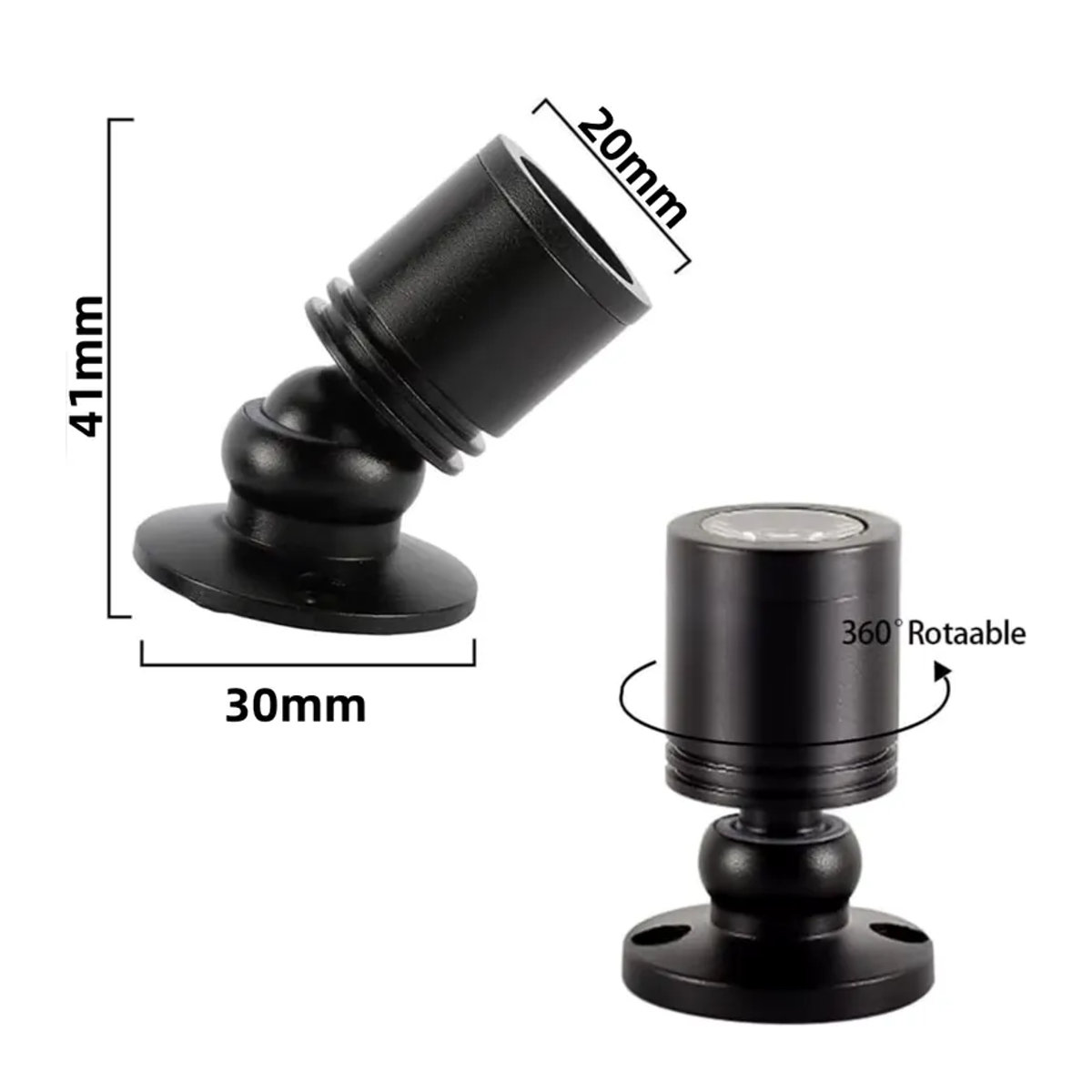 XUNATA LED Mini Strahler 5V dimmbare Möbelbeleuchtung als Schrankleuchte und Akzentlicht in verschiedenen Farben - Bild 1