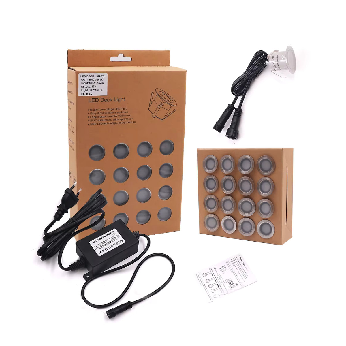 XUNATA RGB LED Wegeleuchte IP67 Wasserdicht aus Edelstahl für Garten und Landschaft in Bunt oder Weiß - Bild 2