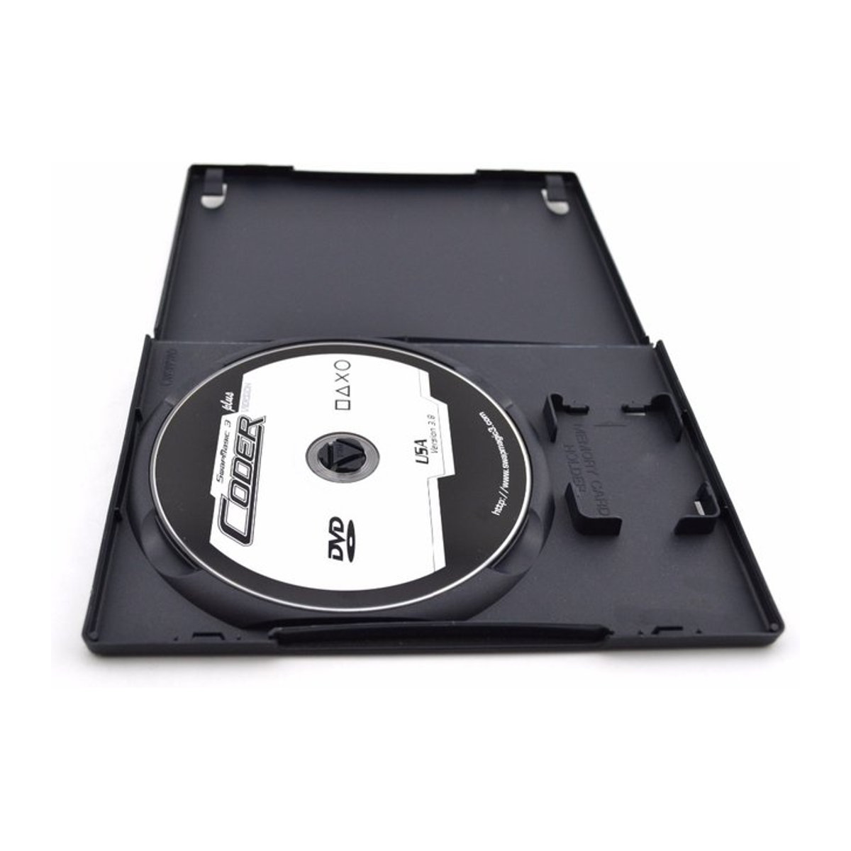 xunbeifang CD DVD Aufbewahrungsbox aus Kunststoff in Schwarz für PS2 - Bild 1