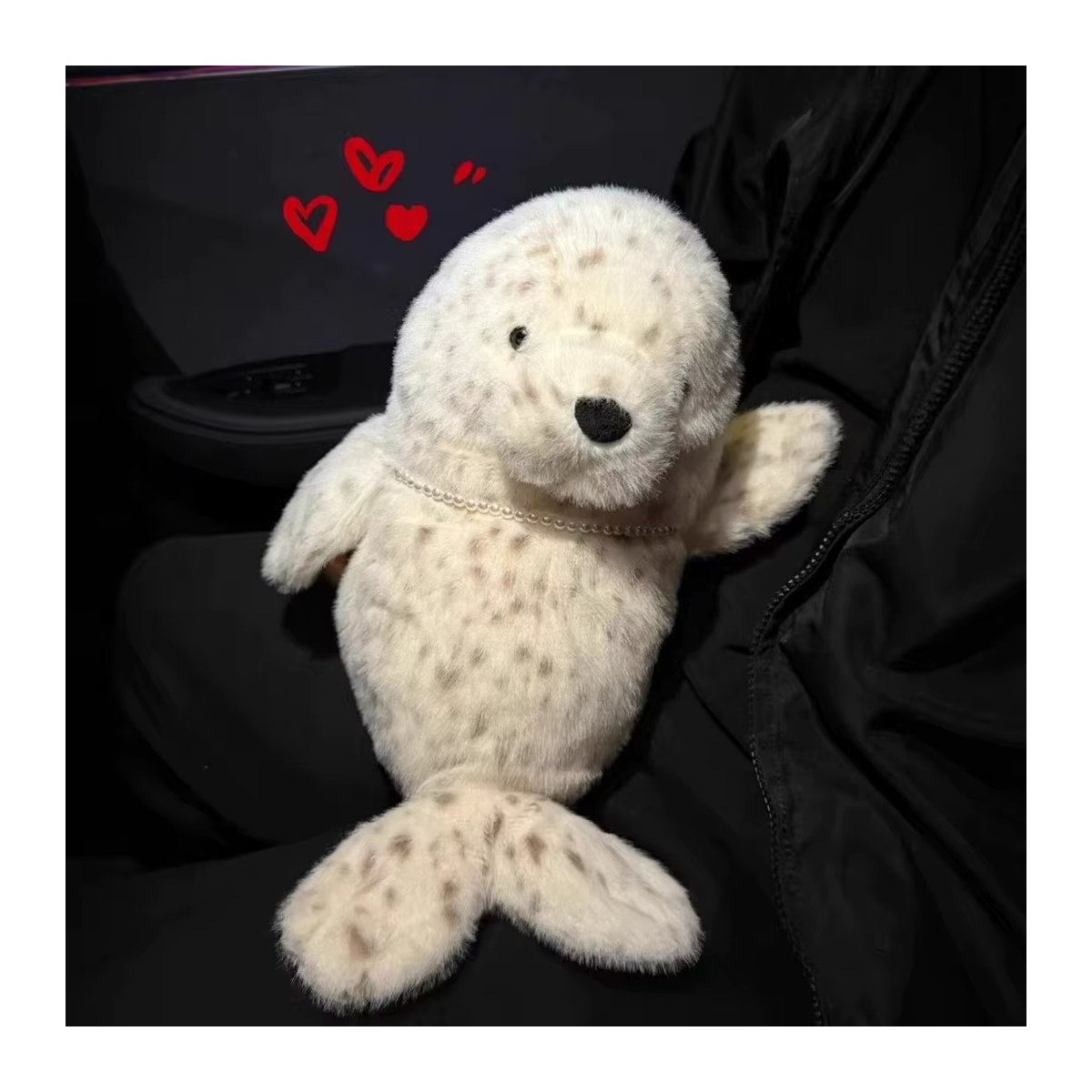 XUYUAN Robben und Seelöwen Ornamente in Weiß als Kawaii Schreibtischdekoration und Wohnaccessoire - Bild 4