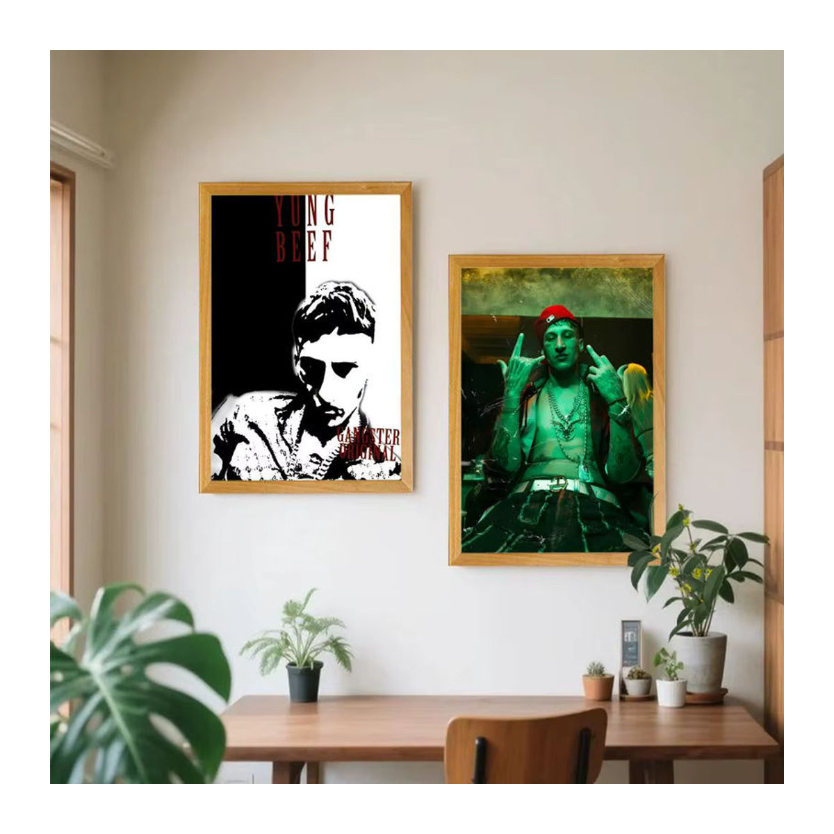 Y-Yung Beef Poster HD Art Wanddeko wasserfest, mehrfarbig und schwarz, rechteckiges Porträt für Wohnzimmer und Schlafzimmer - Bild 3