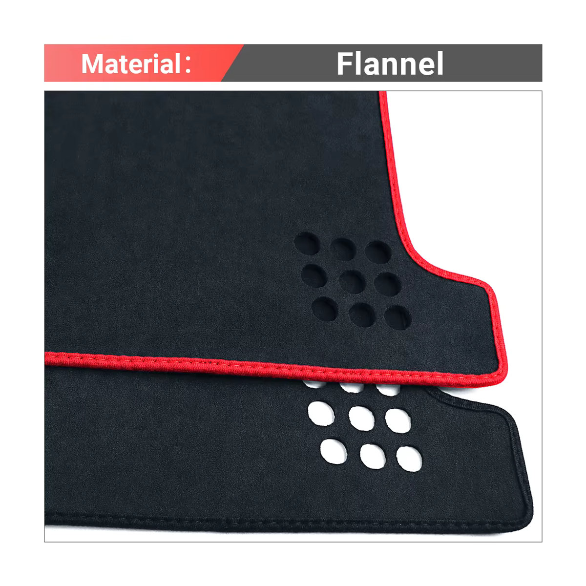 YaLumei Dashboard Abdeckung aus Textil in Schwarz für Toyota Yaris Kreuz XP210 (2020-2024) - Bild 4
