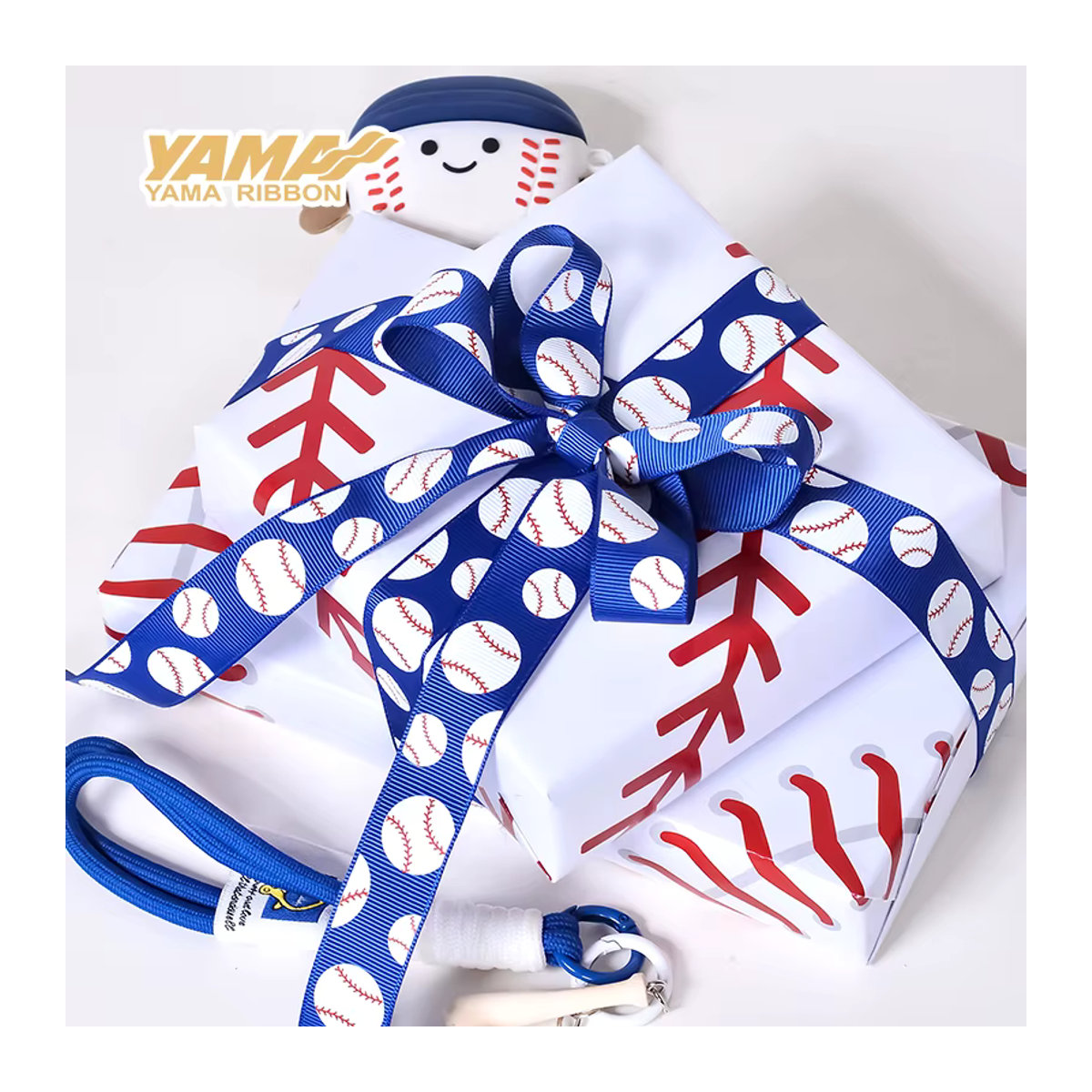 YAMA Baseballband Ripsband in Schwarz oder Blau, 9 m Länge, Breite: 9 mm oder 22 mm - Bild 3