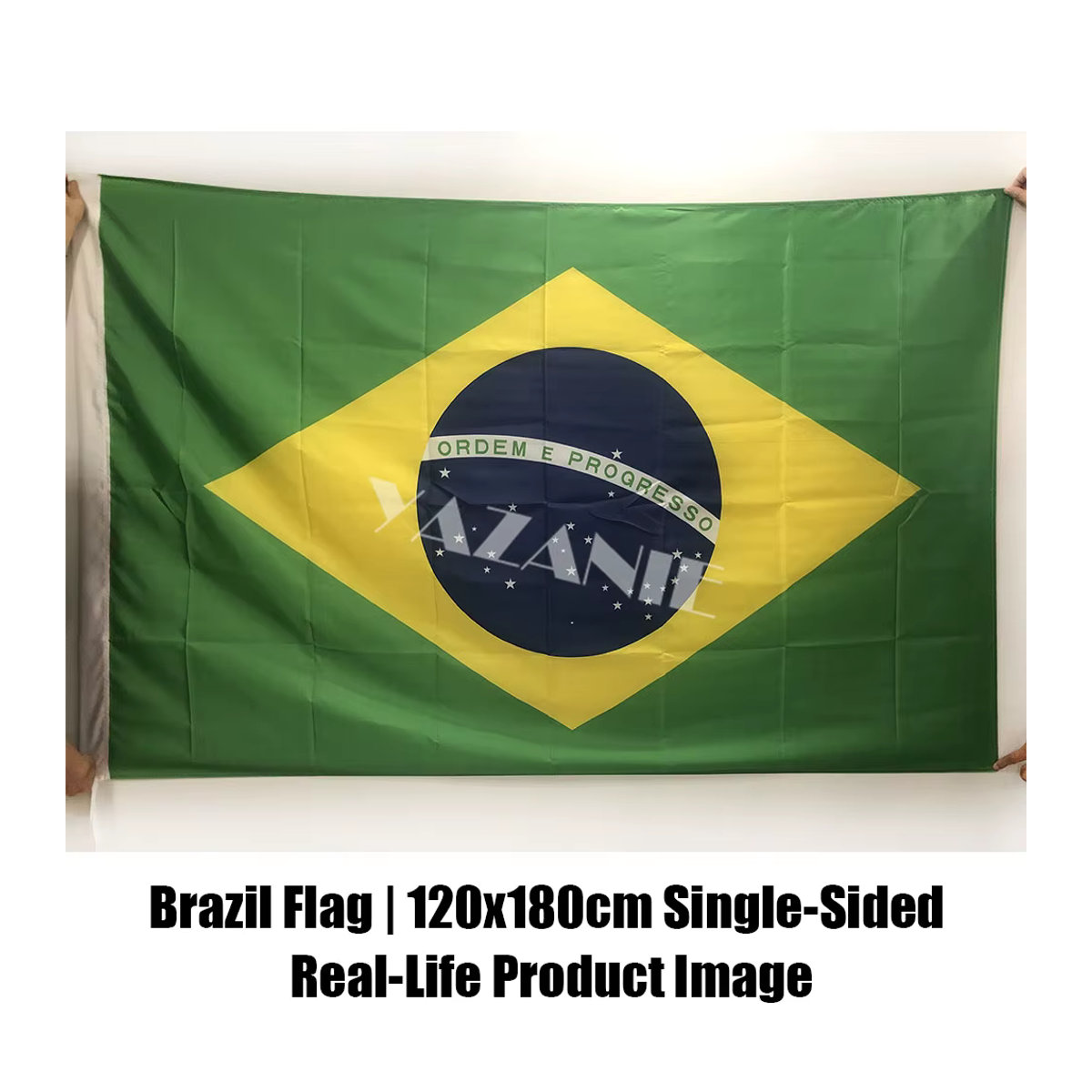 YAZANIE Nationalflaggen USA Brasilien Kanada Mexiko aus robustem Polyester mit Messingösen in Mehrfarbig - Bild 5