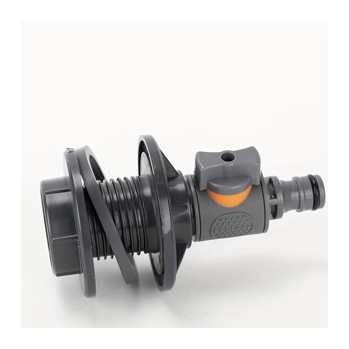 YC Direct 2er-Set IBC-Wasserfass-Adapter aus Kunststoff mit Ventil und Außengewinde in Schwarz - Bild 8
