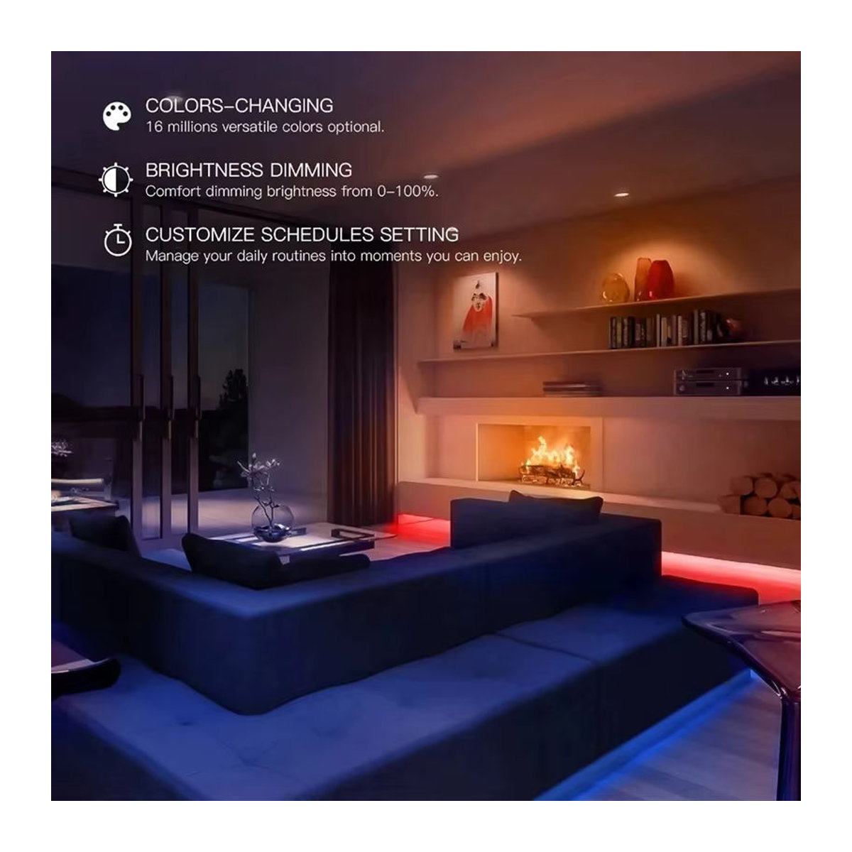 Yeelight Aurora Smart 1S Plus LED RGB Lichtleiste, bunt, WiFi-Steuerung mit App-Assistent und Homekit für dein Smart Home - Bild 2
