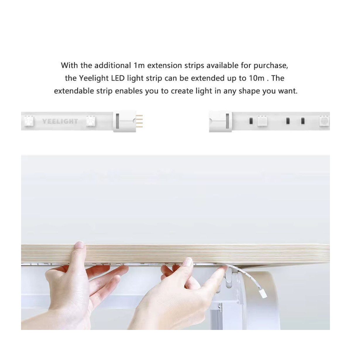 Yeelight Aurora Smart 1S Plus LED RGB Lichtleiste, bunt, WiFi-Steuerung mit App-Assistent und Homekit für dein Smart Home - Bild 3