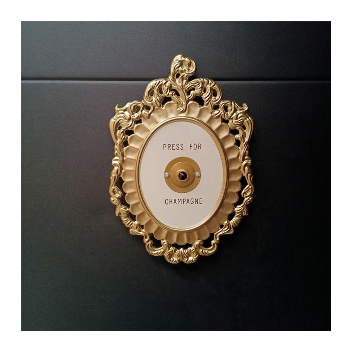 Yeiiaolin Türklingel aus Metall in Gold, Handgefertigtes geometrisches Schreibtischornament und hängende Dekoration für dein Wohnzimmer - Bild 2