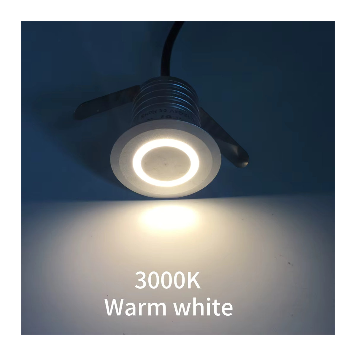 YELEDWAY LED Einbauleuchten IP67 wasserdichte Bodenstrahler aus Aluminium in Silber für Garten und Treppen - Bild 4