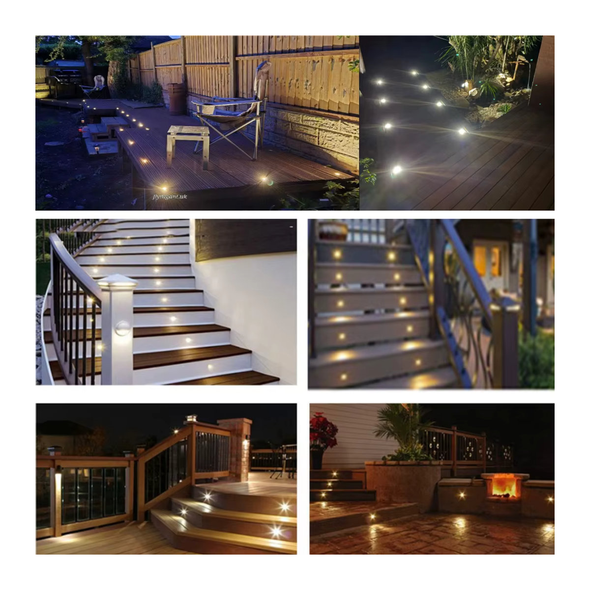 YELEDWAY LED Wegeleuchte IP67 aus Aluminium in Schwarz für Außenbereich und Garten - Bild 6
