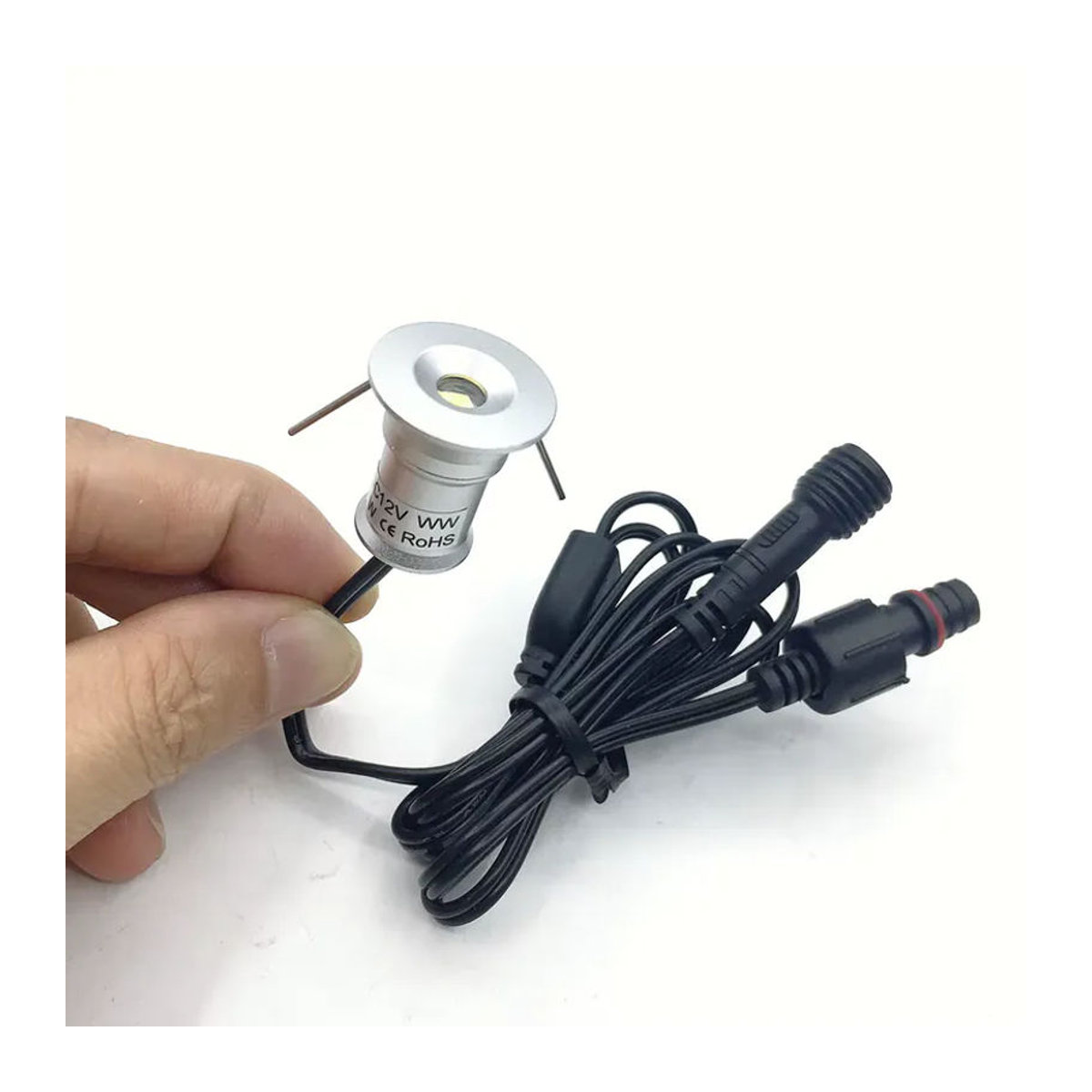 YELEDWAY Mini LED Einbauleuchte IP67 Wasserdicht 12V aus Edelstahl und Aluminium für Garten und Landschaftsbau - Bild 2