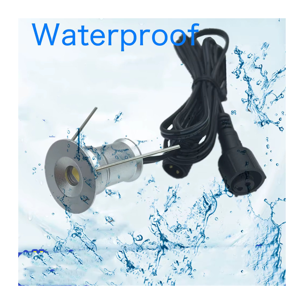 YELEDWAY Mini-LED-Wegeleuchte aus Edelstahl und Aluminium, IP67 wasserdicht, minimalistisches Design für Gartentreppen und Landschaftsbeleuchtung - Bild 5
