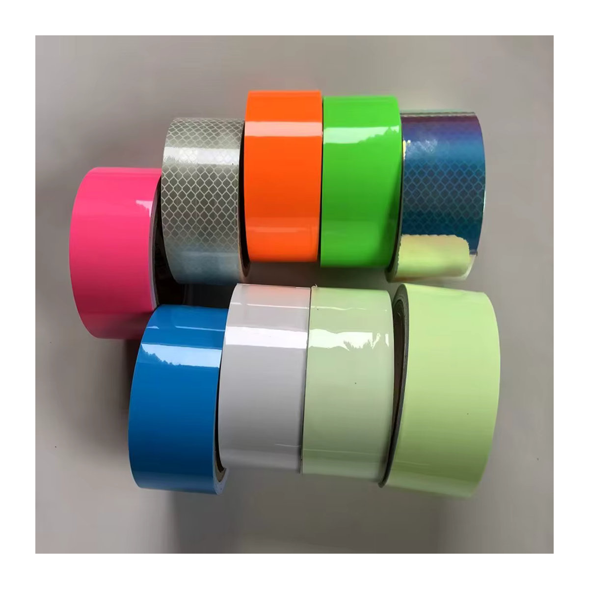Yemingduo Fluoreszierendes Klebeband in Pink und Orange, Leuchtband aus Kunststoff für DIY-Bastelprojekte und Dekoration - Bild 4