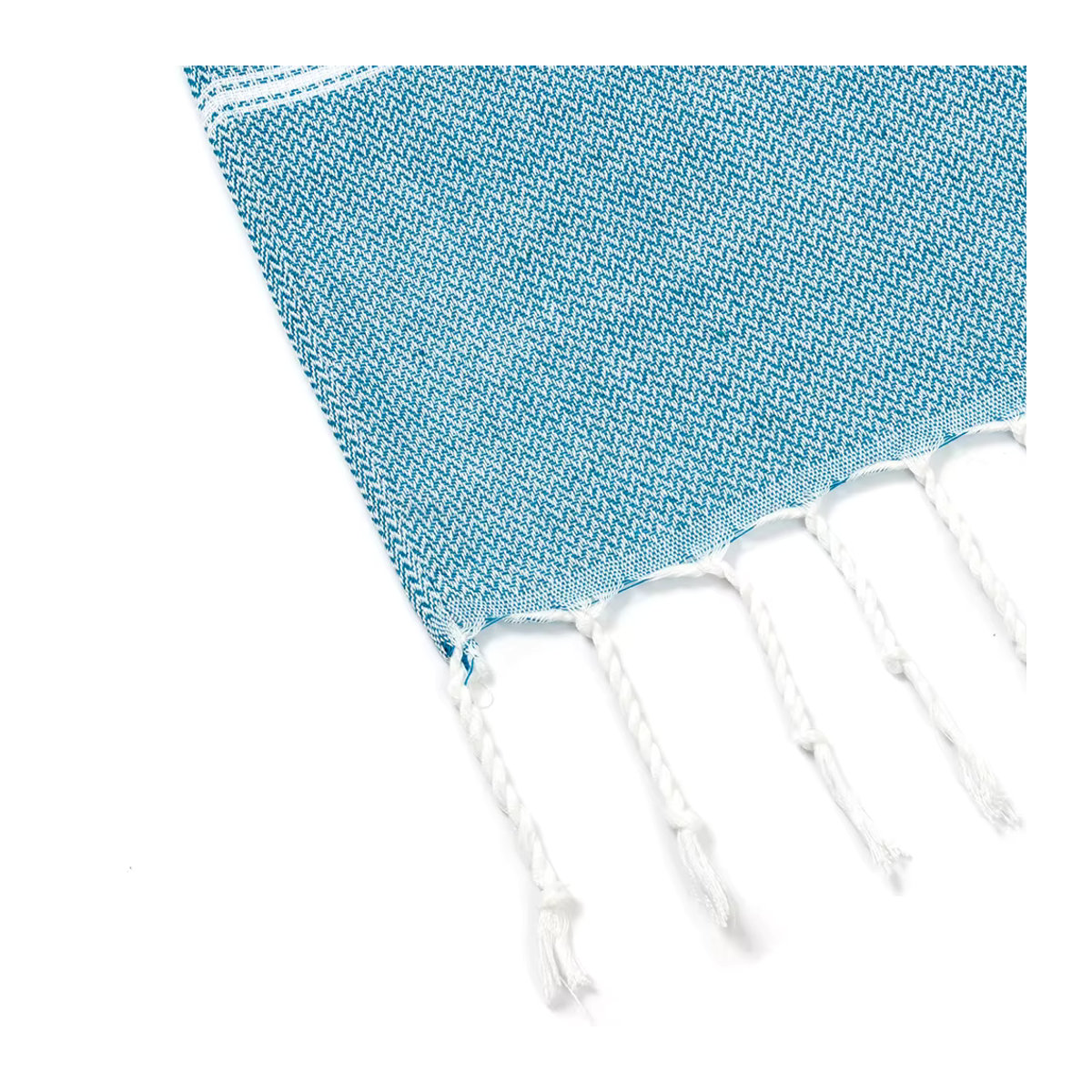 YEUZLICOTTON Türkisches Strandtuch aus Baumwolle mit Fransen, Blau/Mehrfarbig, B: 90 cm, L: 180 cm, saugfähig und schnell trocknend - Bild 5