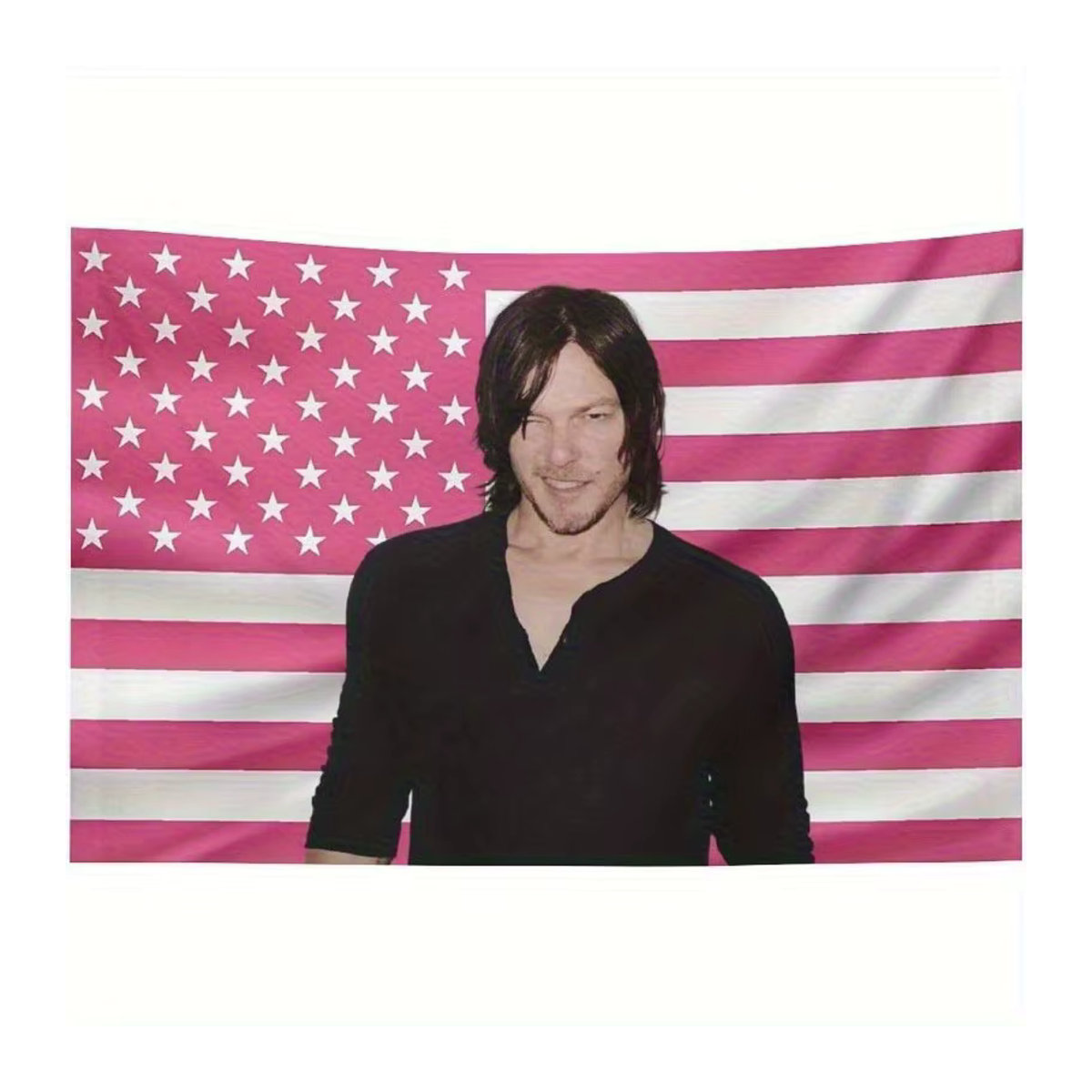 YGHCYUE Daryl Dixon Wandteppich, ästhetische Wandkunst für Schlafzimmer und Schlafsäle, mehrfarbig, B/H: 60 x 60 cm - Bild 5
