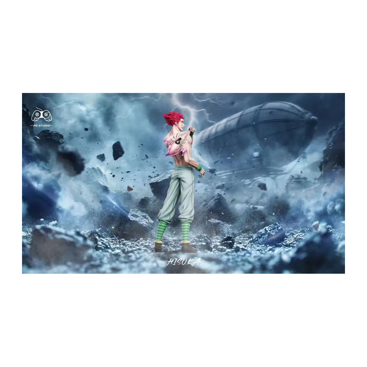 YJ Studio HUNTER×HUNTER Hisoka Anime-Figur aus PVC, mehrfarbig, Höhe: 31 cm - Bild 6