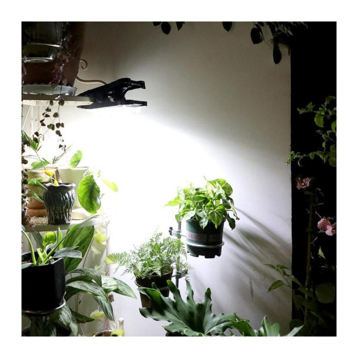 YJMP Super Lighting Clip-on LED Solarleuchte mit smarter Bewegungserkennung, wasserdichte Außenlampe in Schwarz - Bild 8