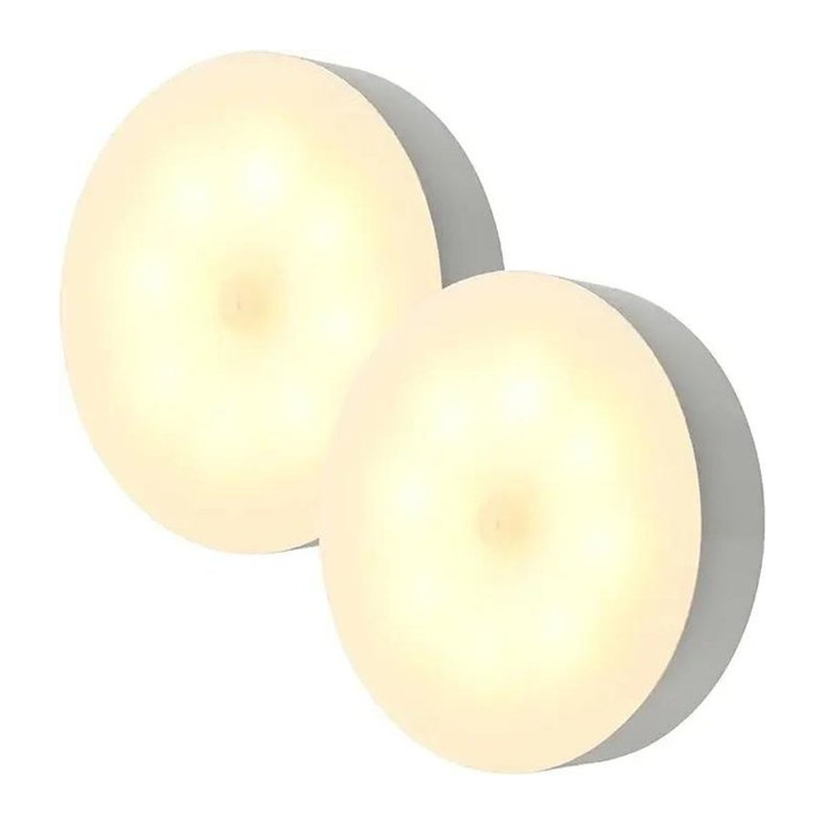 YJMP Super Lighting Induktives LED Nachtlicht in Weiß mit USB-Aufladung und magnetischer Saugung für Kleiderschränke und Flure - Bild 1