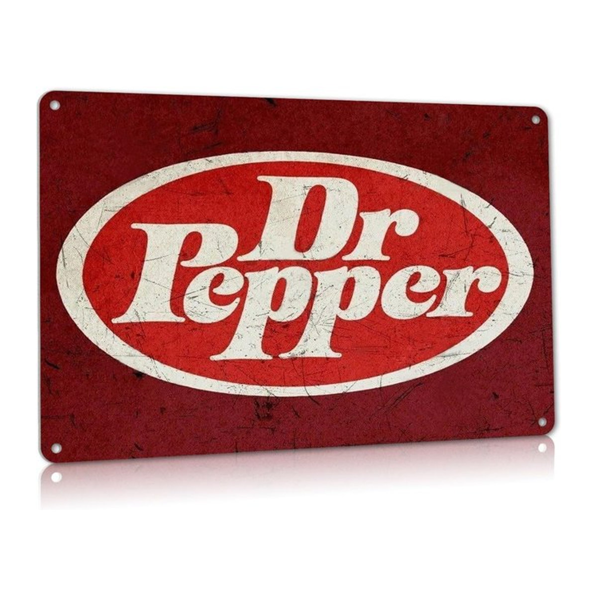 Ylens Soda Pop Vintage Metallschild in Rot, Retro Wanddekoration für Bar und Store, B: 30,5 cm, H: 20,3 cm - Bild 1
