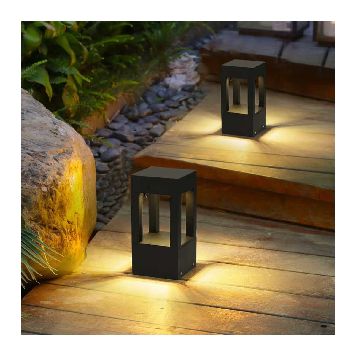 Ynhaw Moderne LED Pollerleuchte aus - Bild 3