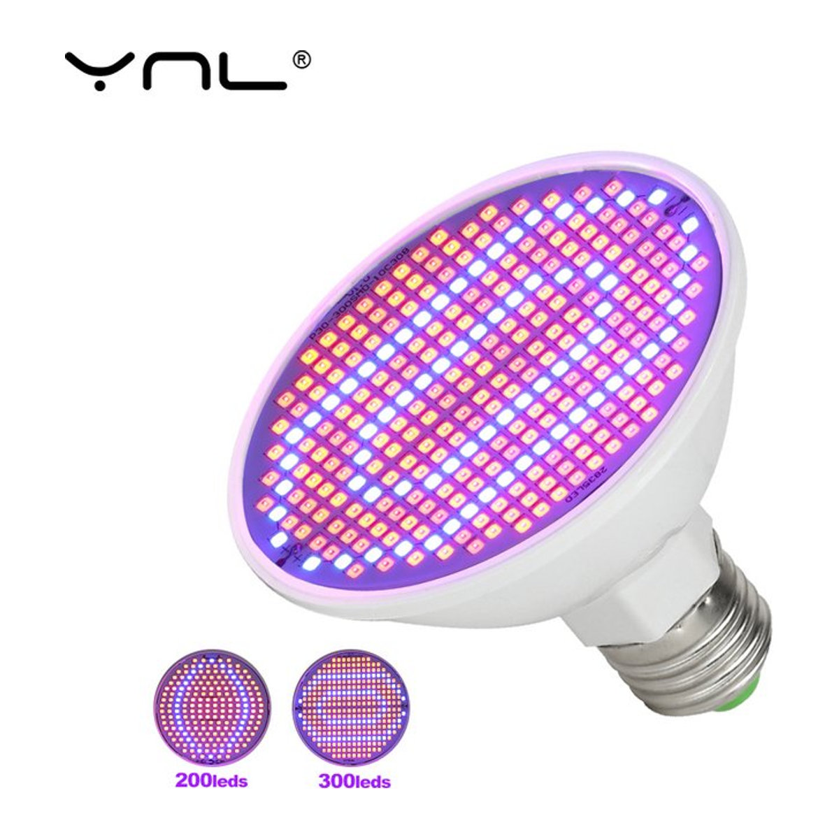 YNL E27 LED Pflanzenlampe Vollspektrum Phyto-Strahler für Indoor Hydrokultur und Sämlinge - Bild 1