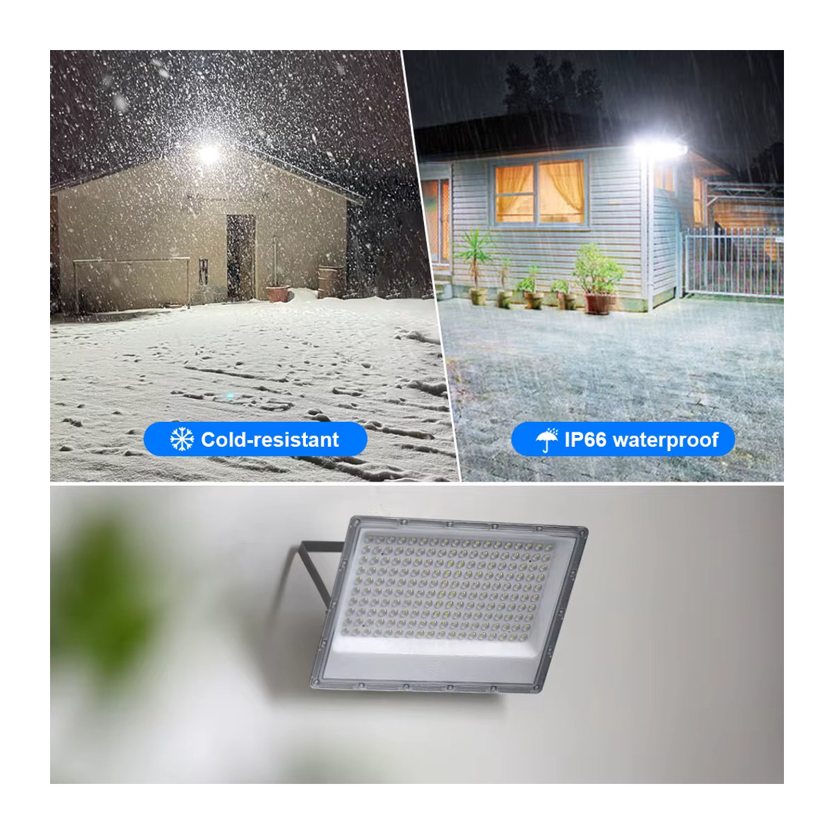 YNL LED Außenstrahler 50W COB Flutlicht in Grau mit IP65 Wasserdichtigkeit - Bild 2