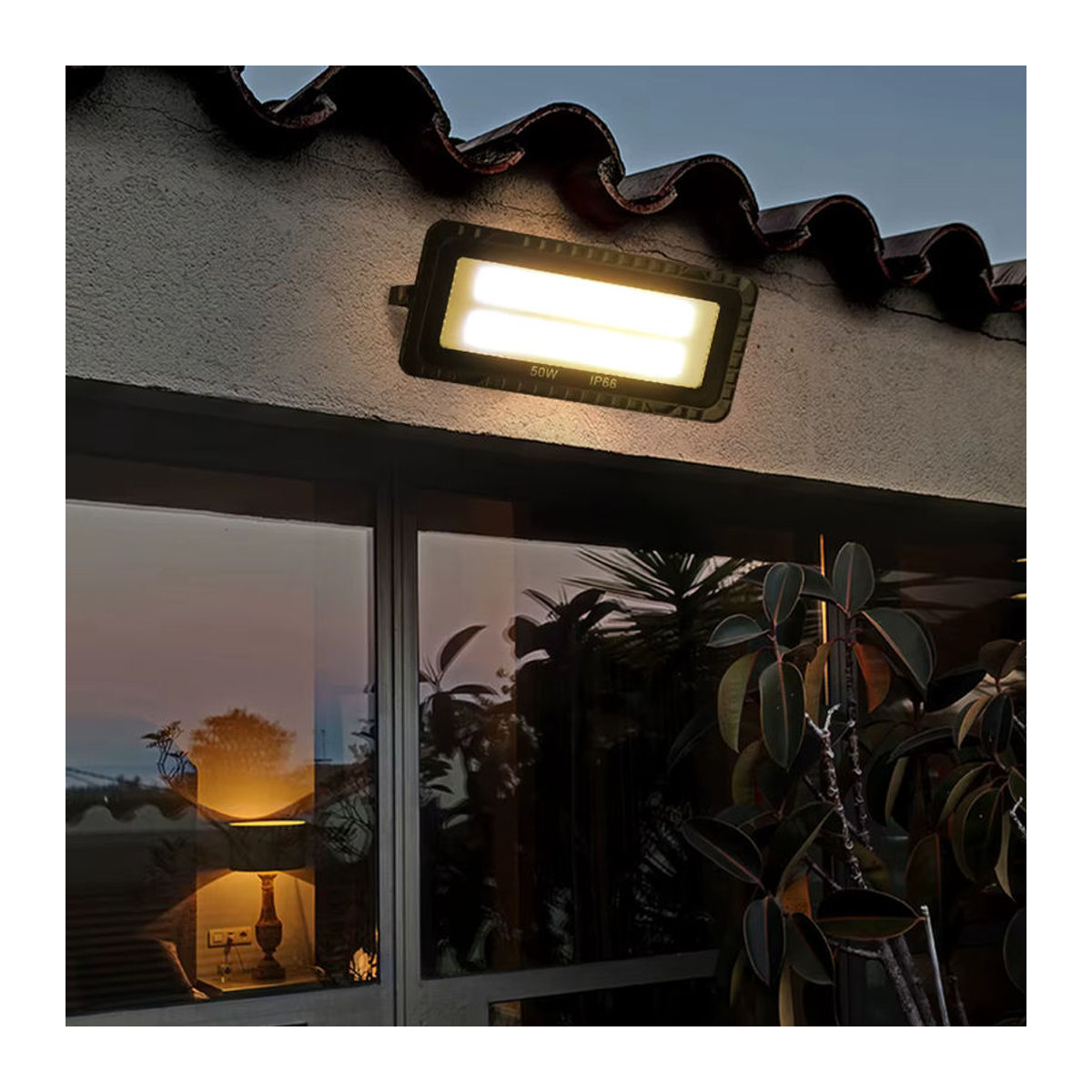 YNL LED Außenstrahler IP66 Wasserdichter COB Flutlicht Scheinwerfer aus Aluminium in Schwarz - Bild 5