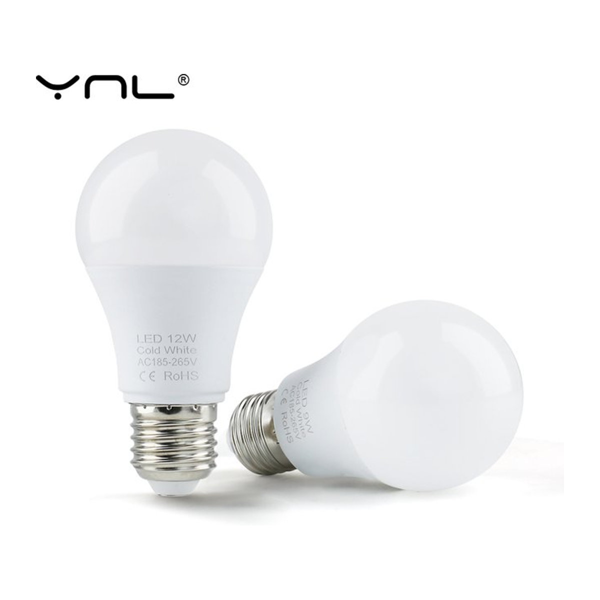 YNL LED-Lampe E27 mit hoher Helligkeit in Weiß, 18W - Bild 1