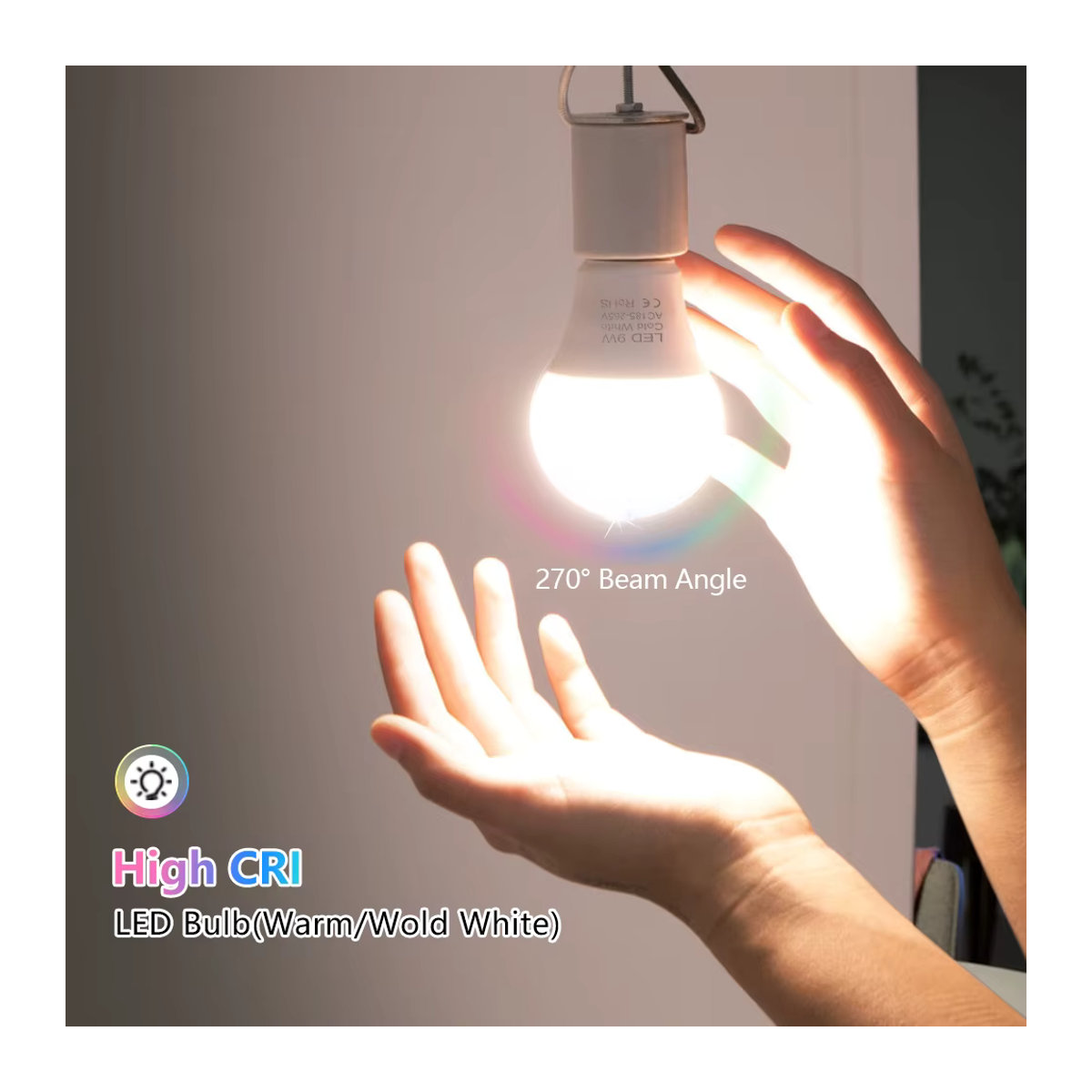 YNL LED-Lampe E27 mit hoher Helligkeit in Weiß, 18W - Bild 4